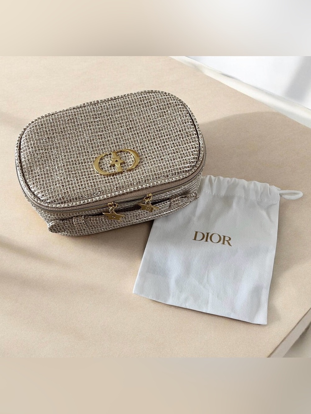 Dior Beauty Makeup Case 2025 Limited Edition plus Star Charms Dior Jewelry Pouch